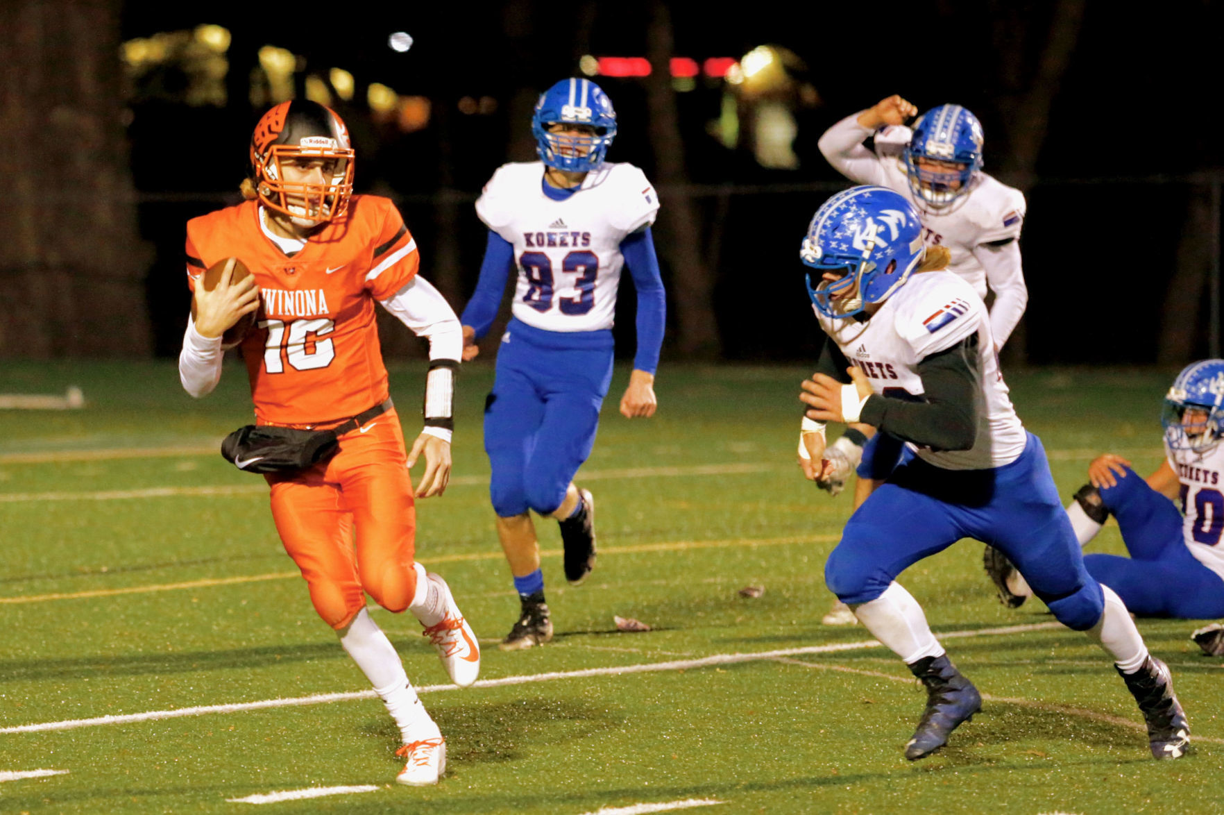 Winona Senior High School Football vs K-M